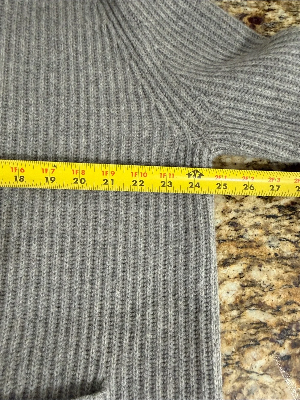 Banana Republic Wool Camel Hair Shawl Collar Cardigan Sweater XL Gray Soft Warm